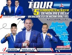 Usung Semangat Berkoalisi dengan Rakyat, Demokrat Aceh Konsolidasi di 5 Kabupaten/Kota