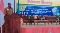 Bupati Aceh Selatan diwakili Sekda Cut Syazalisma S Stp,d, mengatakan semua pihak harus berkolaborasi dan bahu membahu dalam upaya percepatan penanganan COVID19. Selasa, 18 Januari 2022.