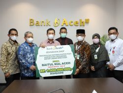 Bank Aceh Salurkan Zakat Karyawan Rp. 2,2 Miliar