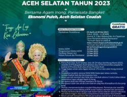 Kontes Duta Wisata di Aceh Selatan Akan Digelar Pada Tanggal Ini 