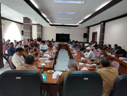 Pemkab Aceh Utara Gelar Rapat Bersama Mukim dan Geuchik Terkait DI Krueng Pase 