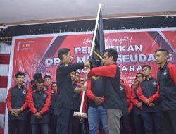 Abu Len Hadiri Pelantikan Muda Seudang Aceh Utara 