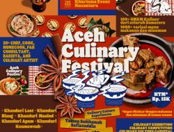 Aceh Culinary Festival kembali digelar, Catat Tanggalnya !