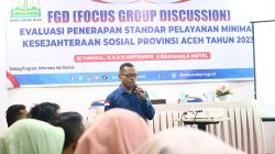 Dinsos Aceh Gelar FGD SPM, Kasubbag Program Sumanto : SPM Itu Pelayanan Wajib Yang Harus Dipenuhi