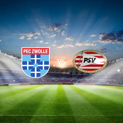 PEC Zwolle vs PSV