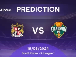 Prediksi Daejeon Citizen vs Gangwon, K-League 16 Maret 2024