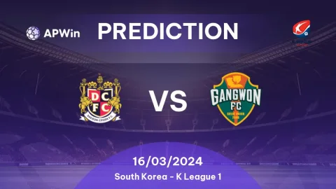 Daejeon Citizen vs Gangwon