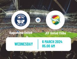Prediksi Kagoshima vs JEF United, J2-League 16 Maret 2024