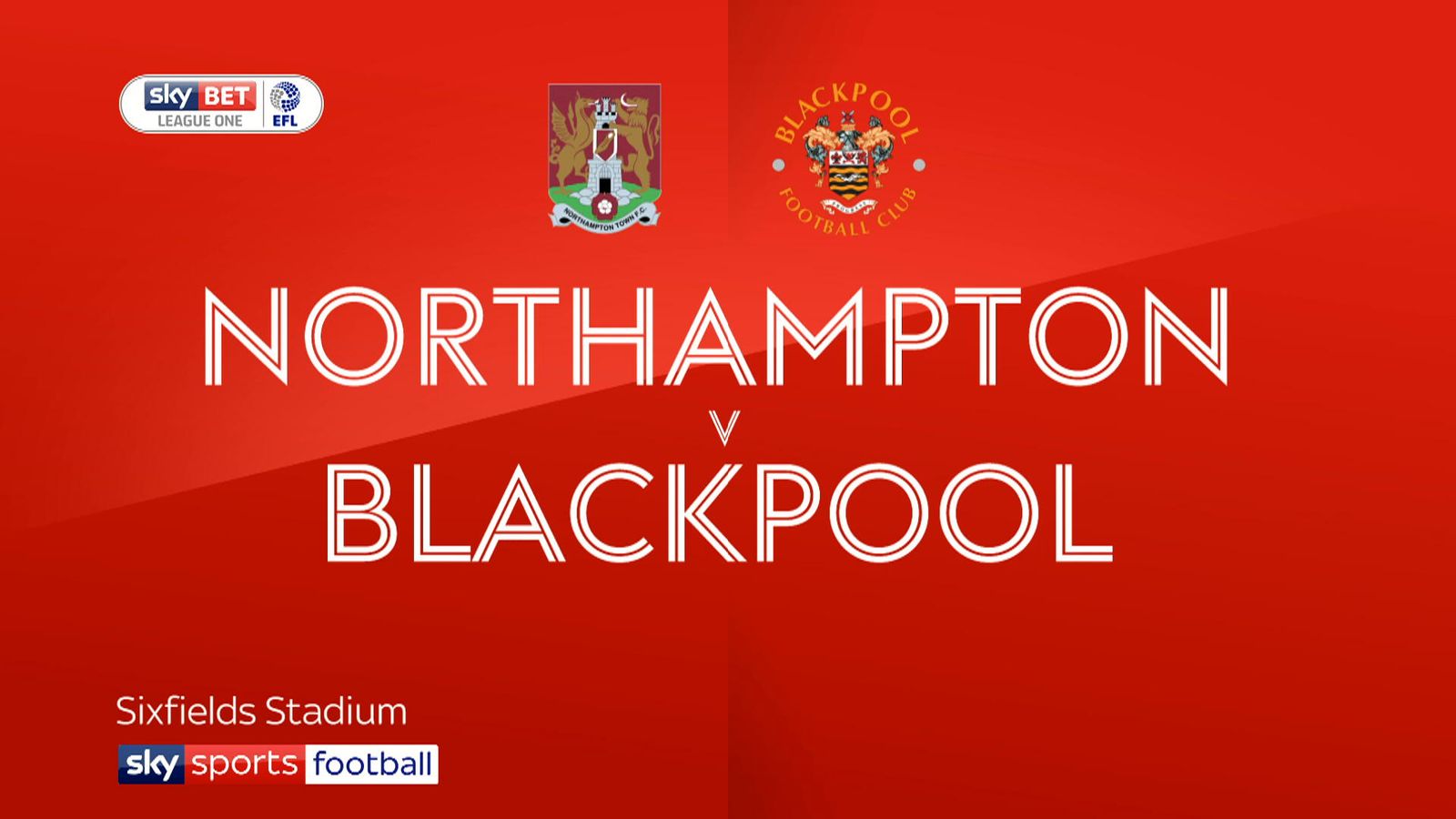 Northampton vs Blackpool