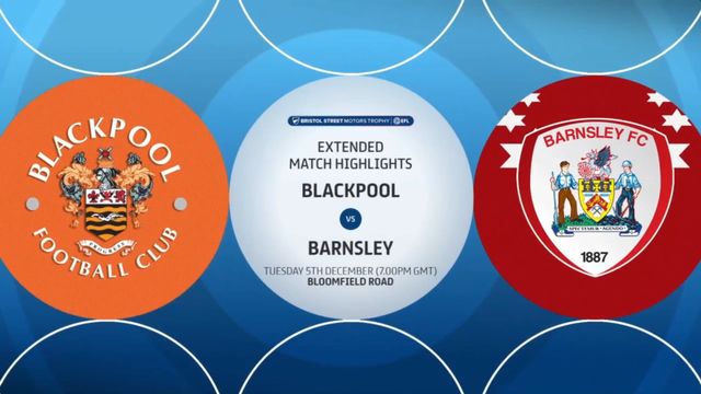 Barnsley vs Blackpool