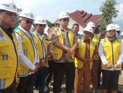 Mahyuzar Damping Pj Gubernur Aceh Tinjau Progres Pembangunan Bendungan Keureutoe