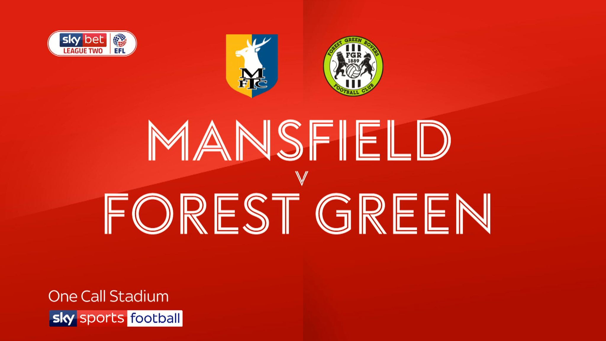 Mansfield vs Forest Green