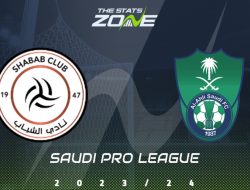 Prediksi Al Shabab vs Al Ahli, Saudi Pro League 12 Mei 2024
