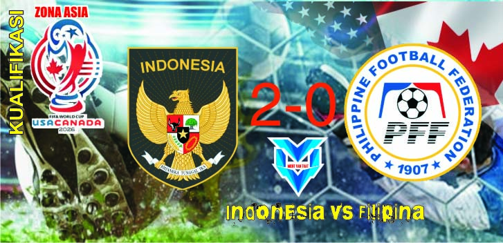 Indonesia Menang 2-0, Lolos ke Babak Ketiga