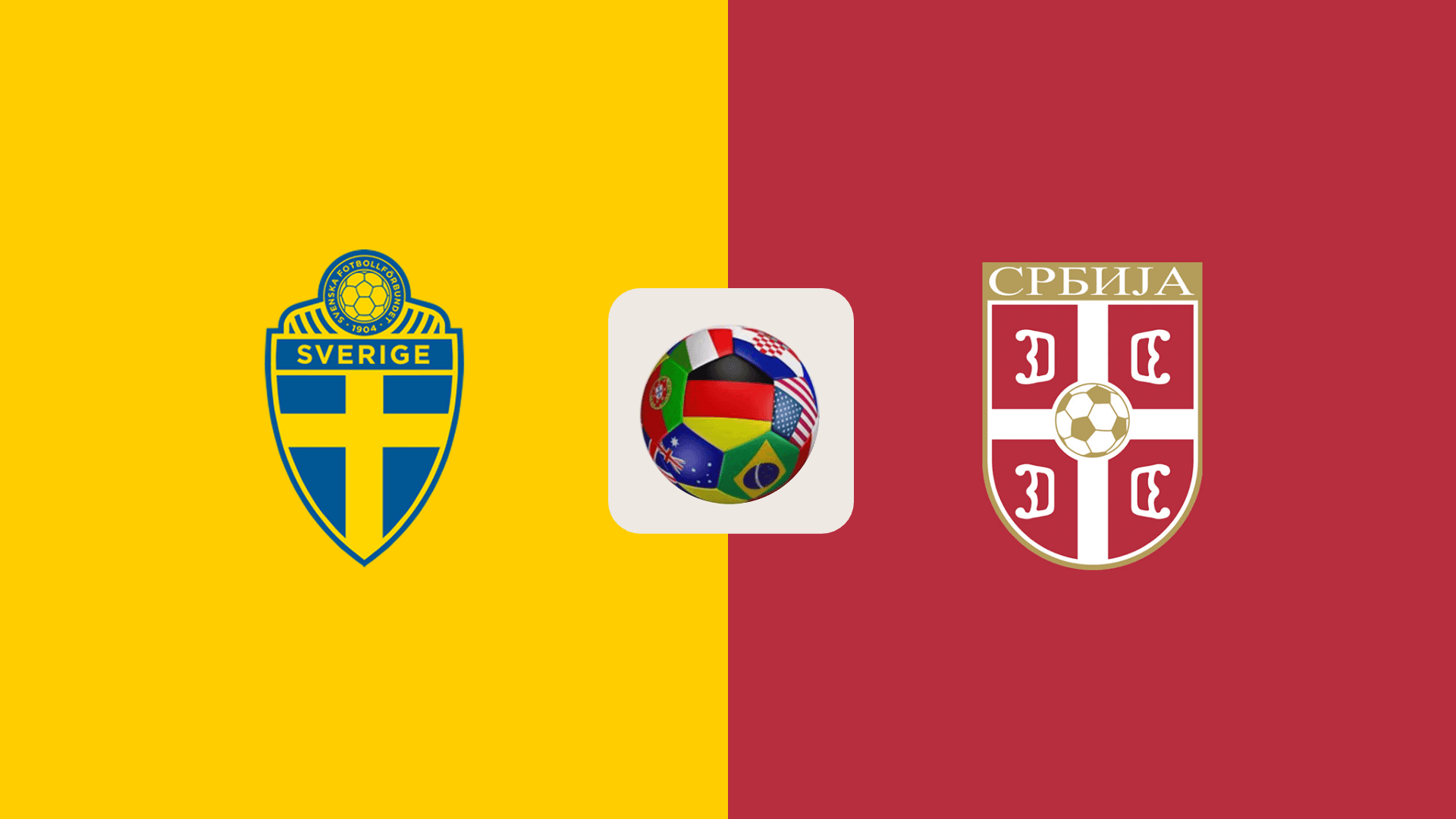 Swedia vs Serbia