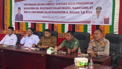 791 Mahasiswa Aceh Singkil Terima Bantuan Beasiswa Pendidikan