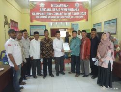Pemerintah Kampung Gunung Bukit Gelar Musyawarah RKPK Tahun 2025