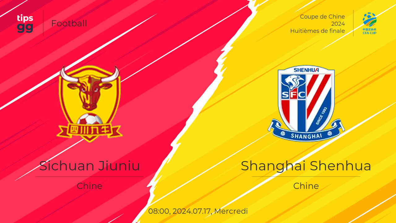 Sichuan Jiuniu vs Shanghai Shenhua