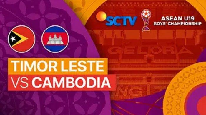 Timor Leste U19 vs Kamboja U19