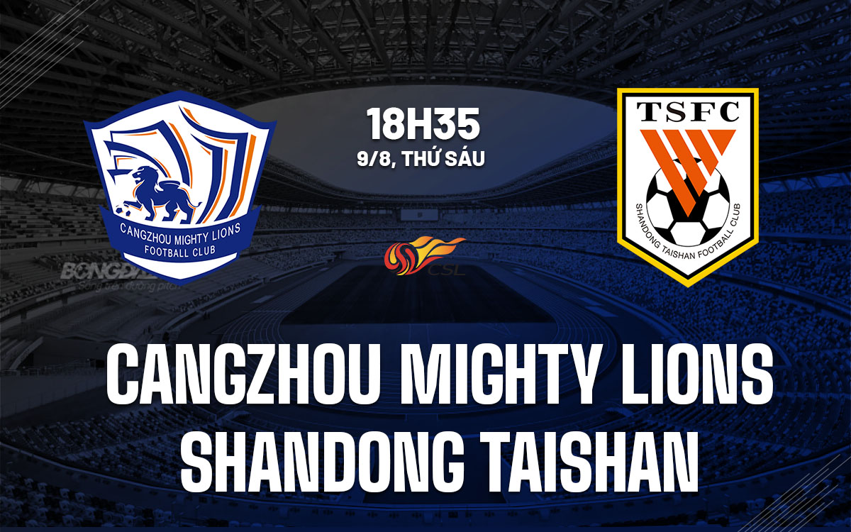 Cangzhou Mighty vs Shandong Taishan