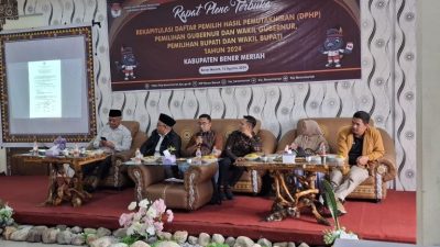 DPHP Pemilihan Sementara Pilkada Bener Meriah Sebanyak 116.616 Pemilih