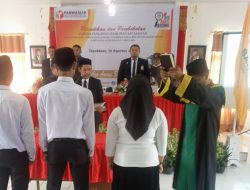 54 Anggota Panwascam Se-Aceh Selatan Dilantik 
