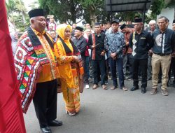 Prosesi Ritual Adat Gayo Sambut Pj Bupati Aceh Tengah Subhandy di Pendopo 