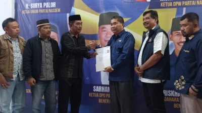 Partai NasDem Percayakan Rais Abidin Dampingi Tgk. Hadapi