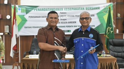 Kajari Bireuen MoU dengan PDAM Krueng Peusangan