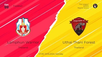 Prediksi Lamphun Warrior vs Uthai, Liga Thailand 11 Agustus 2024