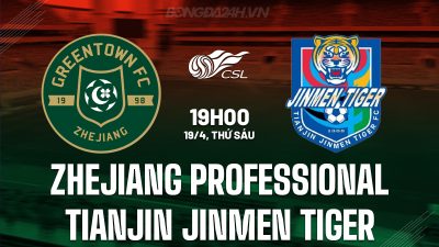 Tianjin Tigers vs Zhejiang Greentown