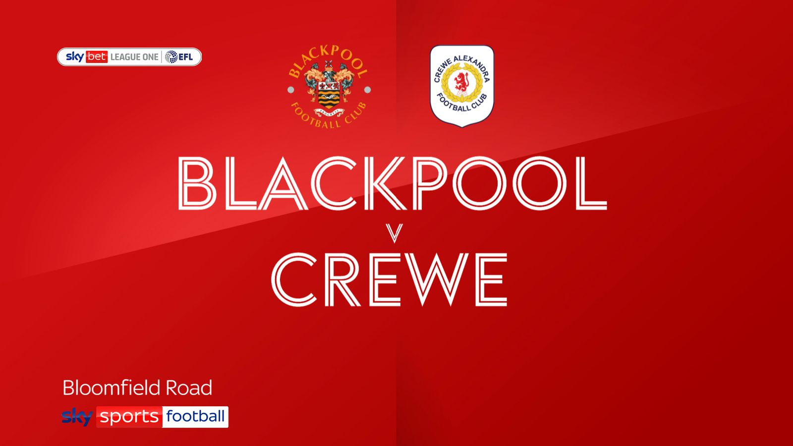 Blackpool vs Crewe