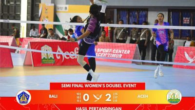 Takraw Putri Aceh Tundukkan Bali, Melaju ke Final PON XXI 2024