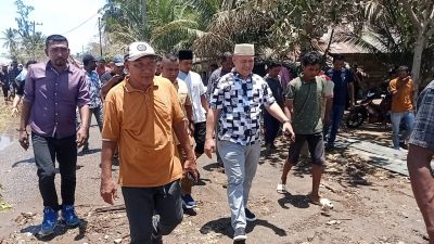 Pasang Purnama Hantam Desa Lhok Pu’uK, 38 Rumah Hancur, Warga Mengungsi