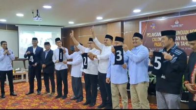 KIP Aceh Tengah Undi Nomor Urut Calon Bupati dan Wakil Bupati 2024