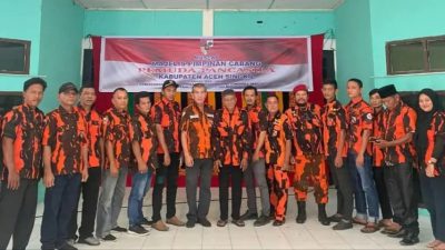 Musfar Chalis Dilantik Sebagai Ketua MPC Pemuda Pancasila Aceh Singkil Periode 2024-2029