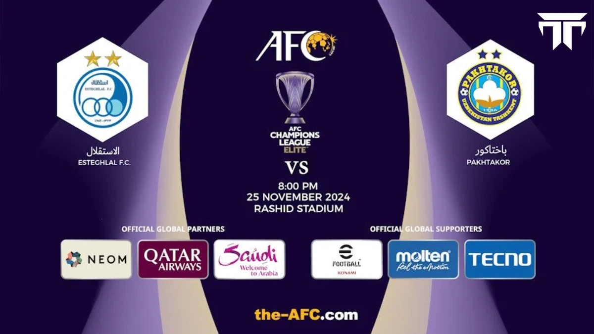 Prediksi Esteghlal vs Pakhtakor