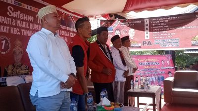 Paslon Nomor Urut 1 Aceh Utara Silahturahmi dengan Tokoh dan Masyarakat Tanah Pasir
