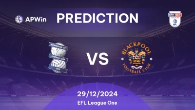 Prediksi  Birmingham vs Blackpool, League One   29  Desember 2024