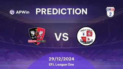Prediksi  Exeter vs Crawley, League One   29  Desember 2024
