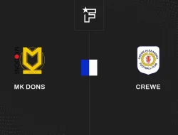 Prediksi  MK Dons vs Crewe,   League Two  29  Desember 2024