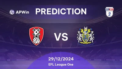 Prediksi  Rotherham vs Stockport, League One   29  Desember 2024