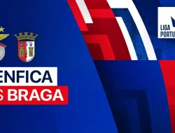 Prediksi  Benfica vs Braga, Portugal Primeira  5 Januari 2025