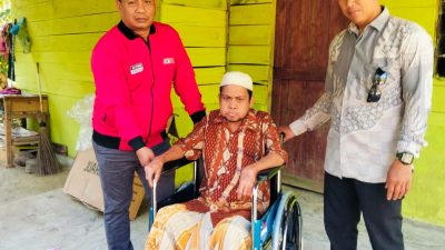 Bantu Kursi Roda, Hamdani: Semoga Bermanfaat