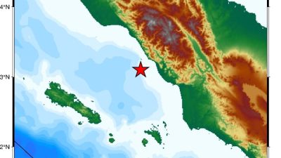 Gempa Getarkan Aceh Selatan 