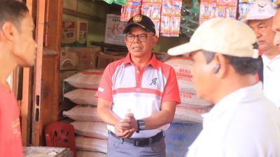 Tinjau Pasar Lhoksukon, Sekda Murtala: Pastikan Harga Sembako dan Daging Stabil