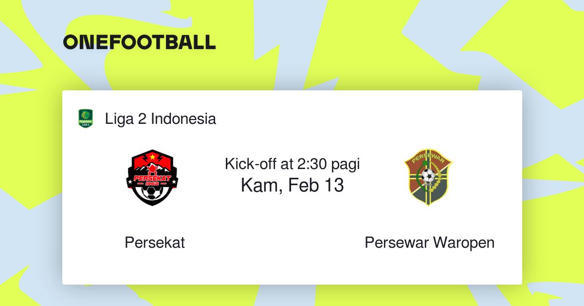 Persekat vs Persewar