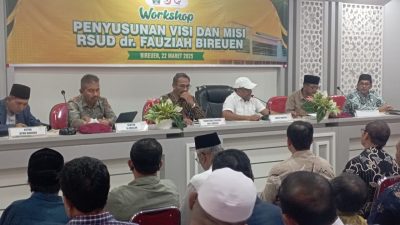 RSUD dr. Fauziah Bireuen Gelar Workshop, Bupati H. Mukhlis Soroti Evaluasi Manajemen