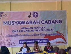 Armia Terpilih Secara Aklamasi Sebagai Kwarcab Pramuka Bener Meriah 