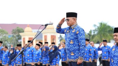 Upacara HKN, Sekda Aceh Utara: Indonesia Berada di Persimpangan 